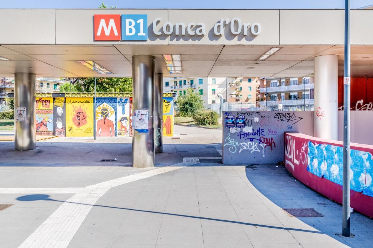 Bbhome Penthouse Bright And Elegant Metro Conca D'Oro 罗马 外观 照片